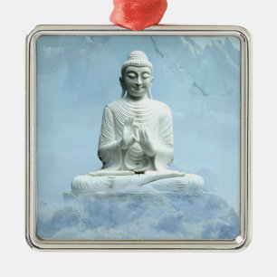Buddha in Clouds Metal Tree Decoration