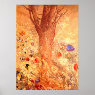Buddha in His Youth by Redon - Poster Print