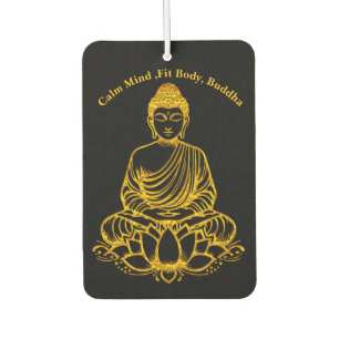 Buddha in Lotus Pose Car Air Freshener