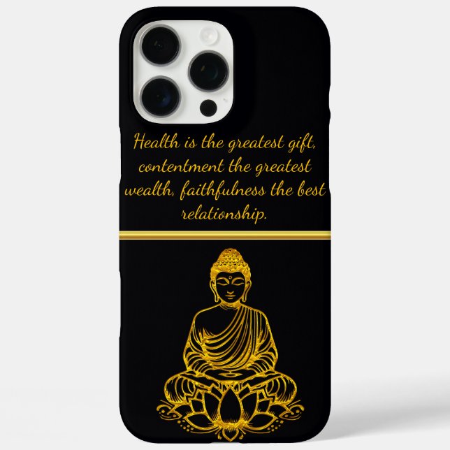 Buddha in Lotus Pose Case-Mate iPhone Case (Back)