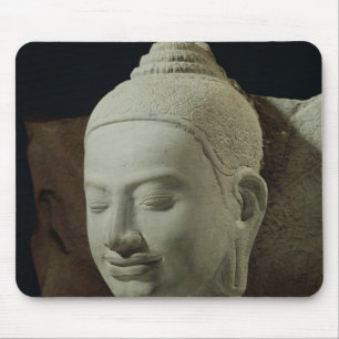 Buddha in Meditation on the Naga King, Mouse Mat