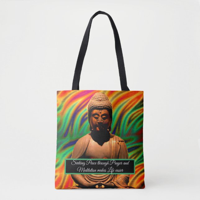 Buddha in Meditation Tote Bag (Front)