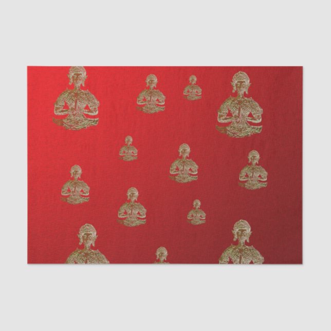 buddha in red tissue paper (Front)
