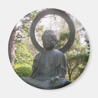 Buddha in the Japanese Tea Garden Magnet