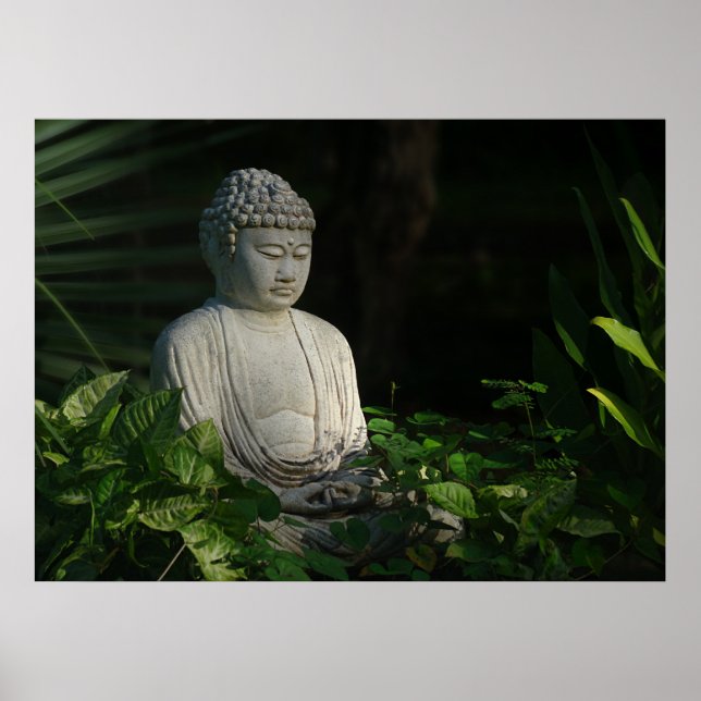Buddha in thought poster (Front)