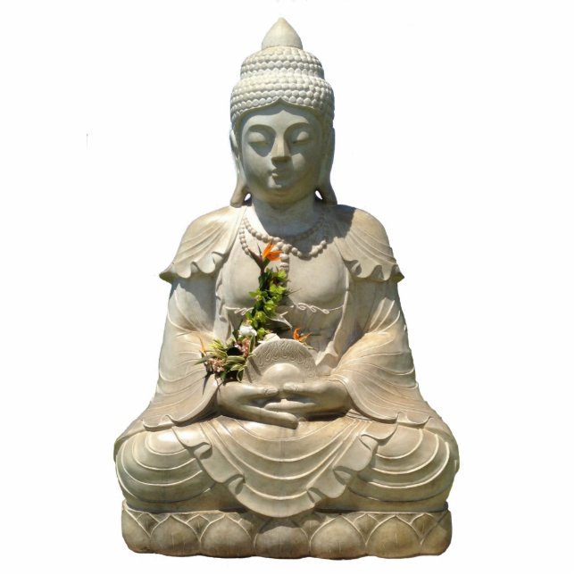 Buddha in Waikoloa, Hawaii Standing Photo Sculpture (Front)