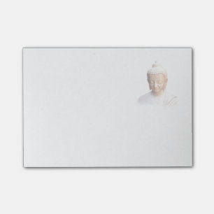 Buddha In White Serene Meditative And Calm Post-it Notes
