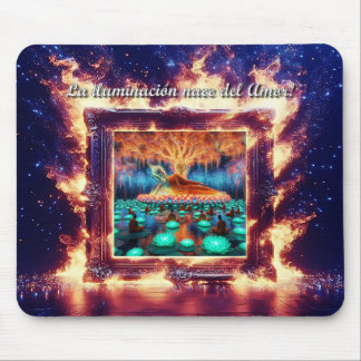 Buddha is Love Own Mouse Mat
