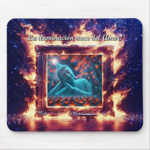 Buddha is Love Own Mouse Mat