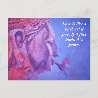 Buddha Kiss Postcard