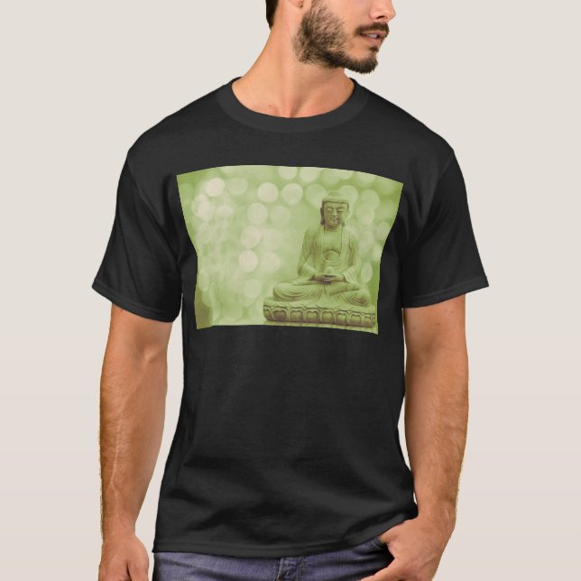 buddha light (light green) T-Shirt (Front)