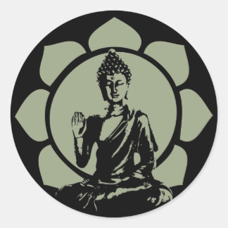 Buddha Lotus Sticker