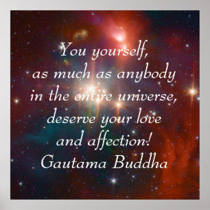 Buddha Love and affection Poster