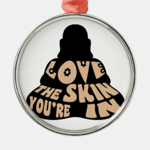 Buddha Love Metal Tree Decoration