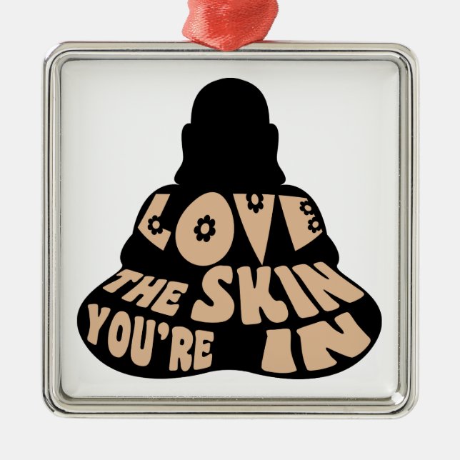 Buddha Love Metal Tree Decoration (Front)