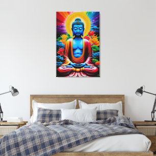Buddha Luminous Awakening Canvas Print