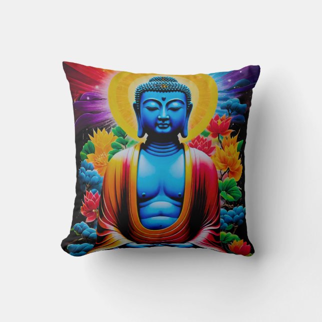 Buddha Luminous Awakening Cushion (Front)