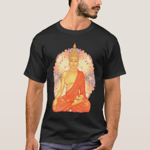 Buddha Mediation Yoga Vishnu Motif for Men and W T-Shirt