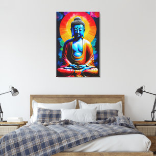 Buddha Meditates  Canvas Print