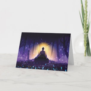 Buddha Meditating Card
