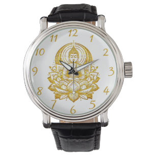 Buddha Meditating in Lotus  Watch