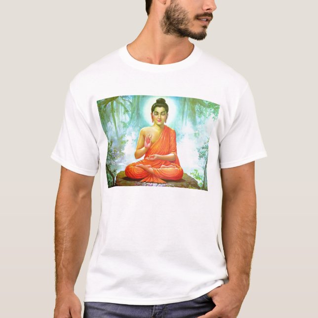 Buddha meditating T-Shirt (Front)
