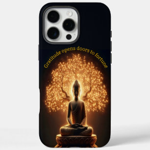Buddha meditating under a tree iPhone 16 pro max case