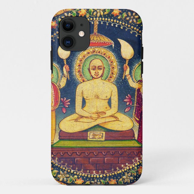 Buddha Meditating with Yoga Case-Mate iPhone Case (Back)