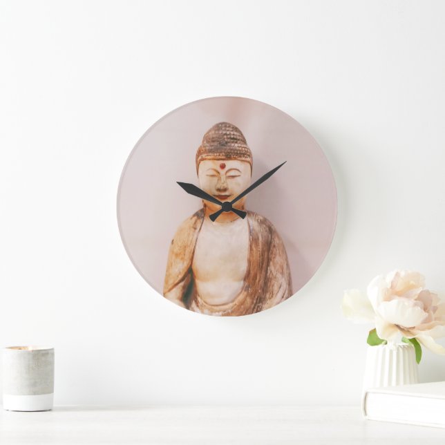 Buddha Meditation  Large Clock (Home)