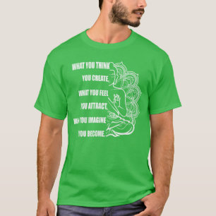 Buddha Meditation Law of Attraction retro T-Shirt