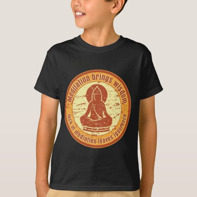 Buddha Meditation Quote T-Shirt (Front)