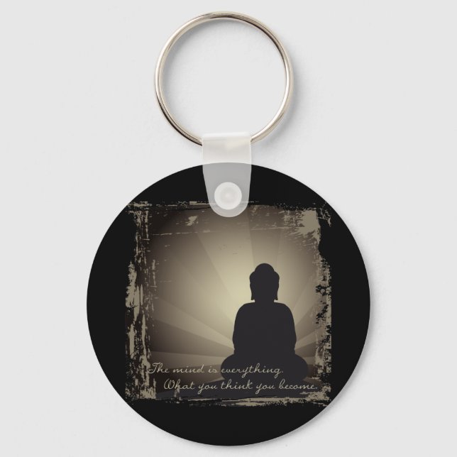 Buddha Mind Is Everything Key Ring (Front)