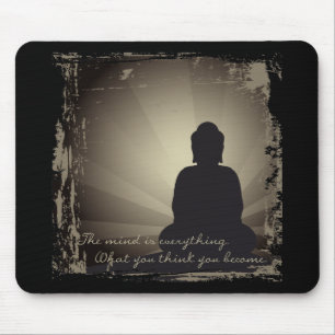 Buddha Mind Is Everything Mouse Mat