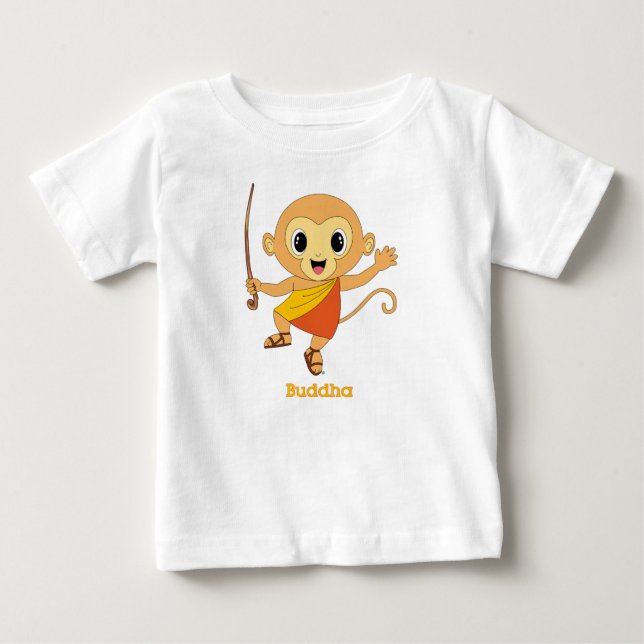 Buddha Monkey™ Baby T-Shirt (Front)