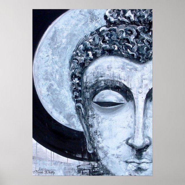 Buddha Moon - Nicole Whitty Art Poster (Front)