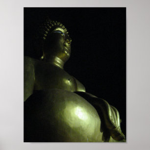 Buddha Night Poster