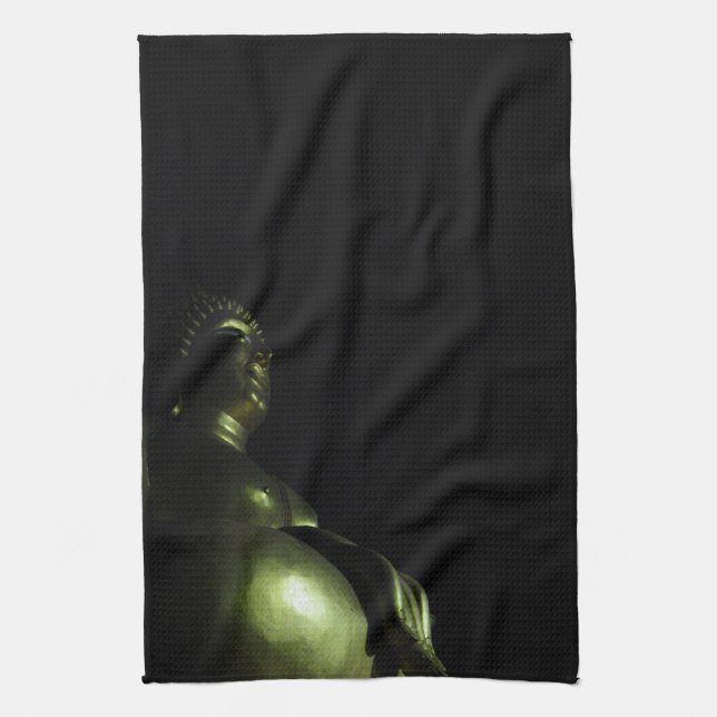 Buddha Night Tea Towel (Vertical)