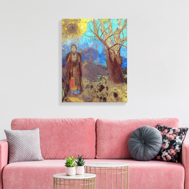 Buddha | Odilon Redon | Canvas Print (Insitu(LivingRoom))