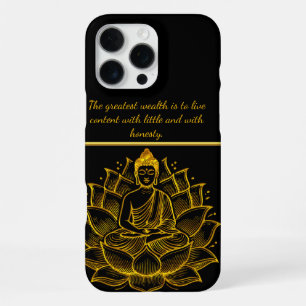 Buddha on Lotus Flower. iPhone 16 Pro Max Case