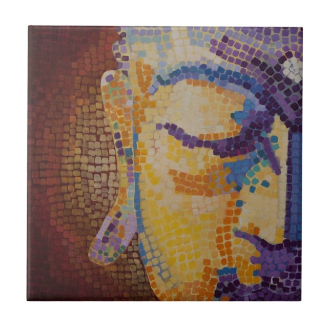 Buddha painting tile (Front)