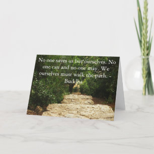 Buddha Path Quote Card