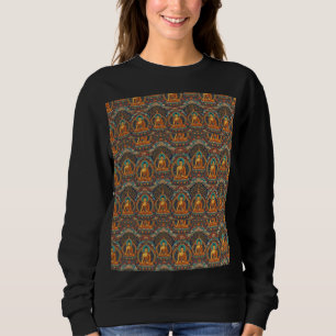 Buddha Pattern Sweatshirt
