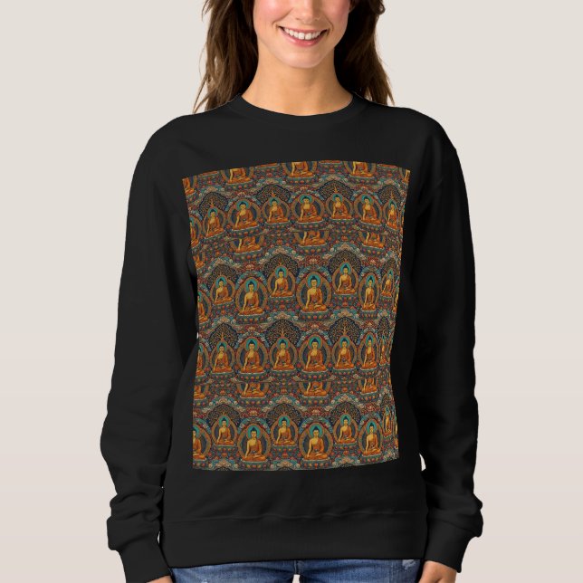 Buddha Pattern Sweatshirt (Front)