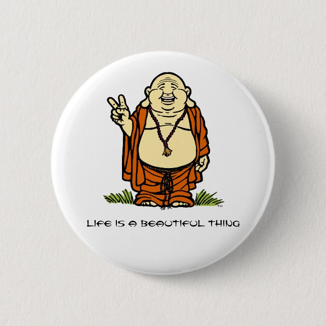 Buddha Peace Button (Front)
