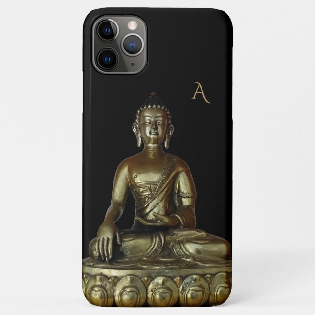 Buddha Phone Case w/out your initial(s) (Back)