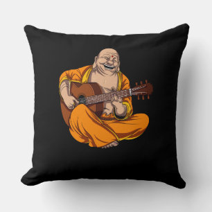 Buddha Playing Guitar Zen Yoga Meditation Cushion