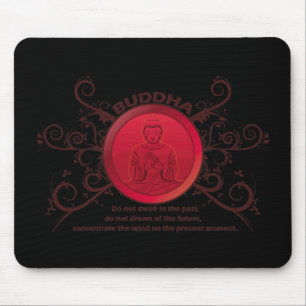 Buddha Present Moment Mouse Mat
