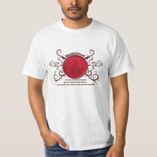 Buddha Present Moment T-Shirt (Front)