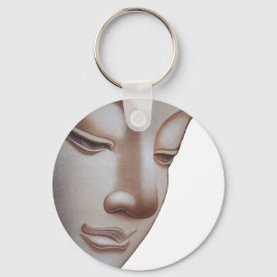Buddha Profile Key Ring