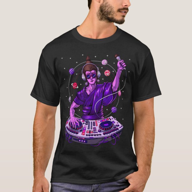 Buddha Psychedelic DJ T-Shirt (Front)